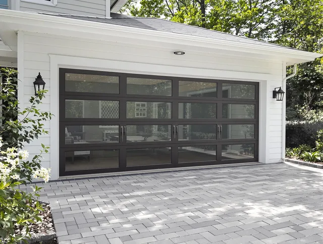 Branford Garage Door Repair design specialist presenting custom garage door options to Branford homeowner