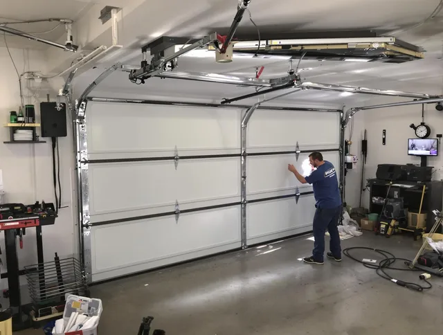 Professional garage door repair service by Branford Garage Door Repair in Branford