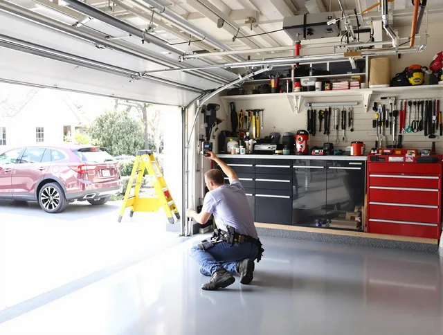 Local garage door repair service by Branford Garage Door Repair in Branford
