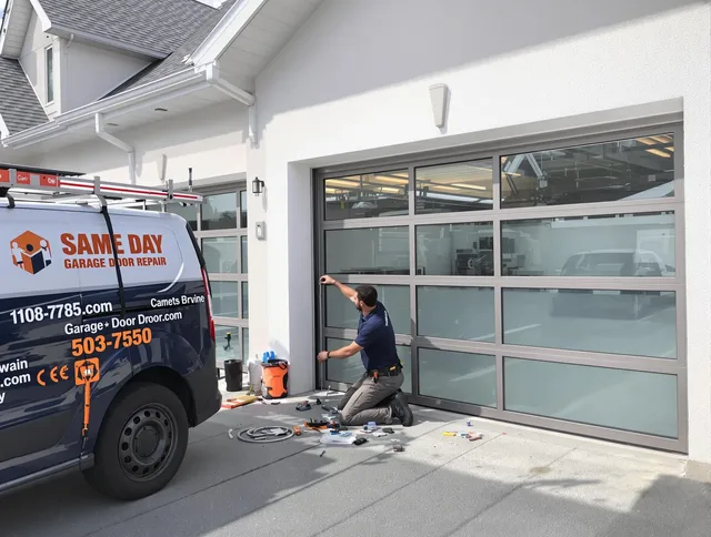Same-day garage door repair service by Branford Garage Door Repair in Branford